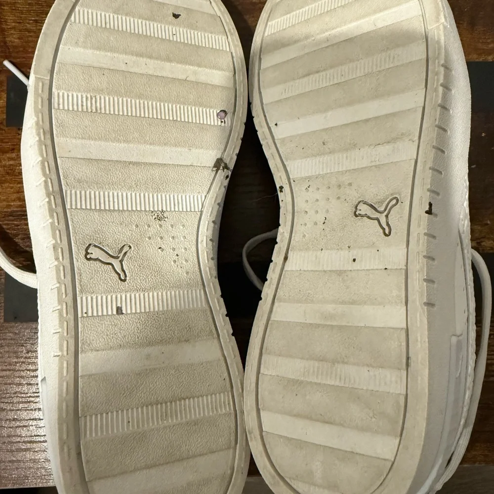 Puma Classic White Lace-Up Sneakers - Picture 6 of 6